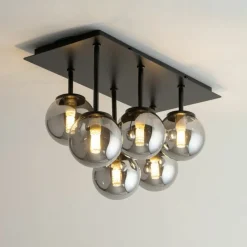 Sale Nowoczesna lampa sufitowa z szarymi kulami SIG 33500 TULIA | Kaja Żyrandole Nowoczesne