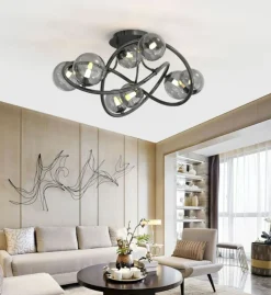 Store Nowoczesna lampa sufitowa do salonu WF 9014-805 NANCY | Kaja Żyrandole Nowoczesne