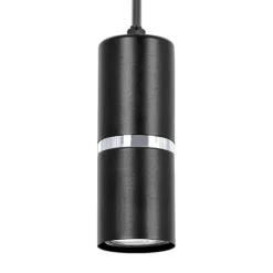 Flash Sale Nowoczesna lampa wisząca, czarno-srebrne tuby K-5247 z serii VESTA Żyrandole Nowoczesne