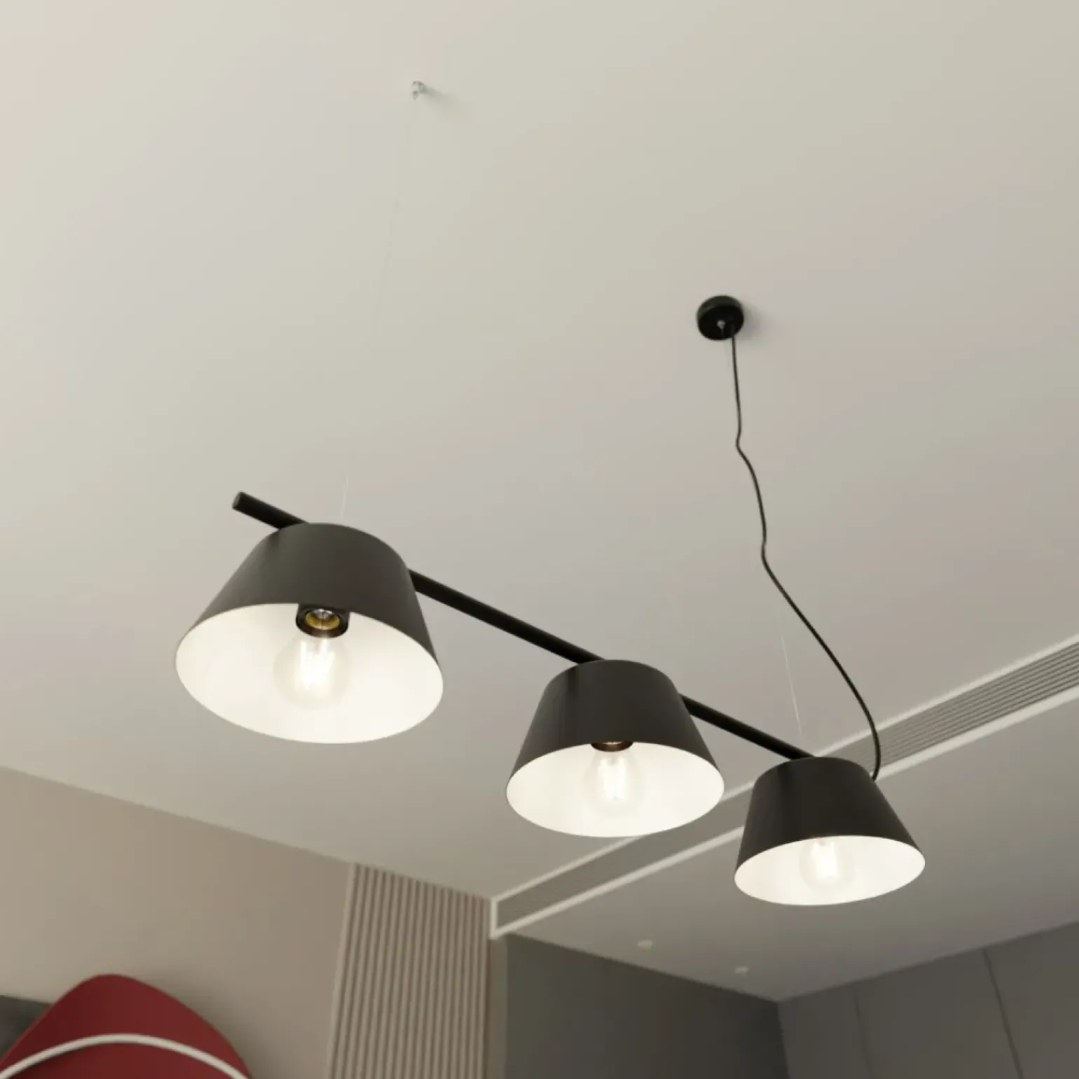 Clearance Nowoczesna lampa wisząca do kuchni 1336/3 GELATO | Kaja Oświetlenie Żyrandole Nowoczesne