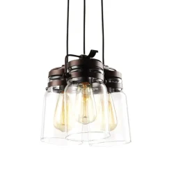 Sale Nowoczesna lampa wisząca, do kuchni K-8004-3 RAVEN | Kaja Oświetlenie Żyrandole Nowoczesne