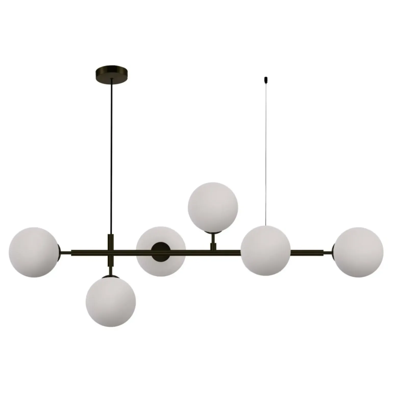 Cheap Nowoczesna lampa wisząca do jadalni LP-005/6P BK/WH z serii ALISA Żyrandole Nowoczesne