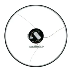 Online Nowoczesna lampa wisząca koło ⌀66cm LP-909/1P M BK CCT RING | Kaja Żyrandole Nowoczesne