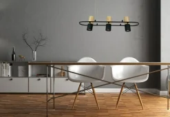 Flash Sale Nowoczesna lampa wisząca nad stół LP-1111/3P BOVINO | Kaja Oświetlenie Żyrandole Nowoczesne