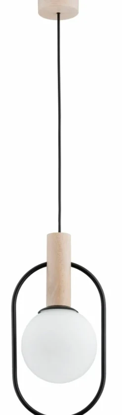 Best Sale Nowoczesna lampa z drewnianymi elementami AL 61151 MIKI | Kaja Żyrandole Nowoczesne