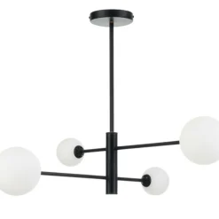 Sale Nowoczesna lampa z obrotowymi ramionami LP-002/4P BK z serii DORADO Żyrandole Nowoczesne