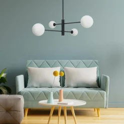 Sale Nowoczesna lampa z obrotowymi ramionami LP-002/4P BK z serii DORADO Żyrandole Nowoczesne