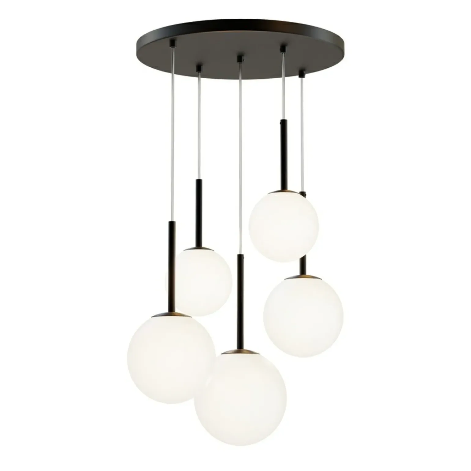 Best Sale Nowoczesna lampa z różnymi kloszami MOD321PL-05B z serii BASIC FORM Żyrandole Nowoczesne