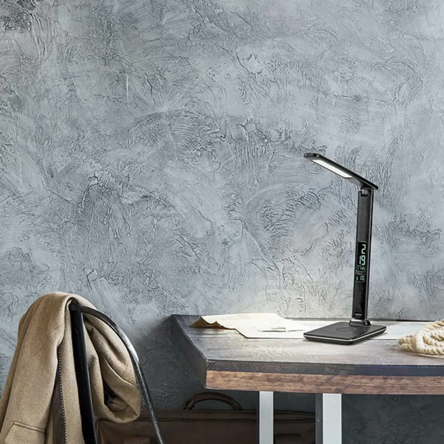 Sklep Kaja Nowoczesna lampka biurkowa LED do nauki 4595-18 z serii ADRIANO | Kaja