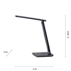 Sklep Kaja Nowoczesna lampka biurkowa LED do nauki 4595-18 z serii ADRIANO | Kaja