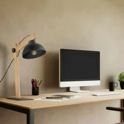 Sklep Kaja Nowoczesna lampka biurkowa, drewniane ramię TK 5346 z serii OSLO