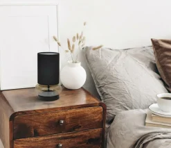 Sklep Kaja Nowoczesna lampka na szafkę nocną TB-43648-BL-AMB EPIRO | Kaja