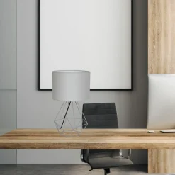 Sklep Kaja Nowoczesna lampka nocna, druciana podstawa MLP7202 BASKET | Kaja