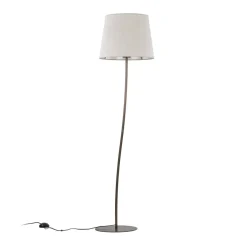 Sklep Kaja Nowoczesna lampka podłogowa do sypialni TK 16028 NICOLA BROWN | Kaja