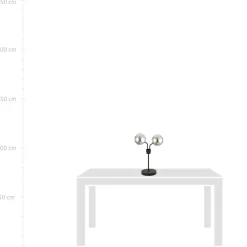 Sklep Kaja Nowoczesna lampka stołowa z ciemnymi kloszami 1140/LN2 NOVA | Kaja