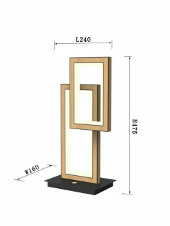 Sklep Kaja Nowoczesna lampka stołowa LED WF 8023-206 PESCARA | Kaja