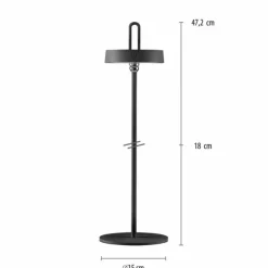 Sklep Kaja Nowoczesna lampka stołowa LED, na biurko ZM 19310-18 AMAG | Kaja