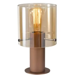 Sklep Kaja Nowoczesna lampka z miodowym kloszem MT17076-1A JAVIER | Kaja