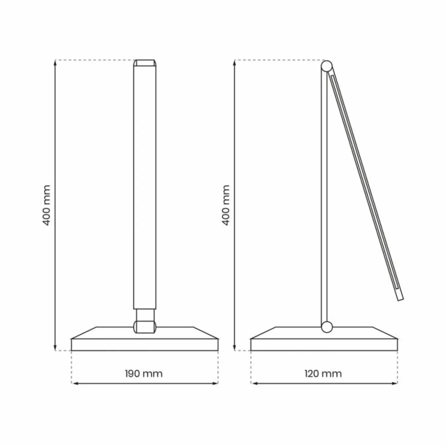 Sklep Kaja Nowoczesna, ledowa, biała lampka na biurko ML8867 VARIO | Kaja