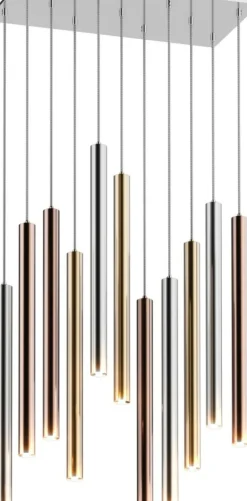 Best Nowoczesna, ledowa lampa z tubami P0461-11A-B5SC LOYA | Kaja Żyrandole Nowoczesne