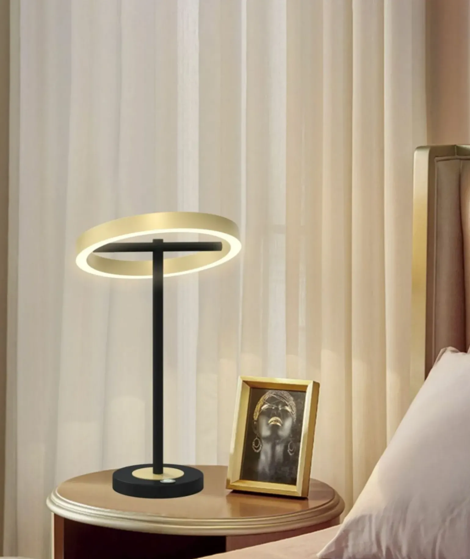 Sklep Kaja Nowoczesna, ledowa lampka stołowa WF 8016-104 BREST | Kaja