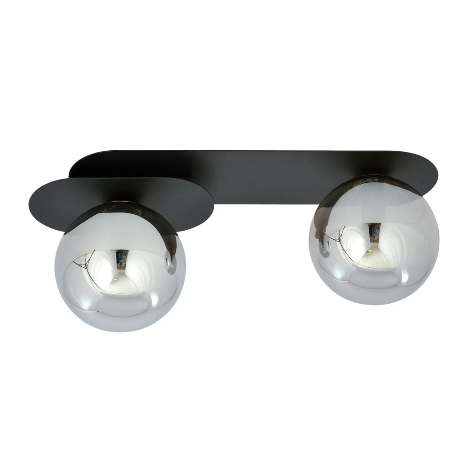 Sklep Kaja Nowoczesna listwa natynkowa z ciemnymi kloszami 1119/2 PLAZA | Kaja