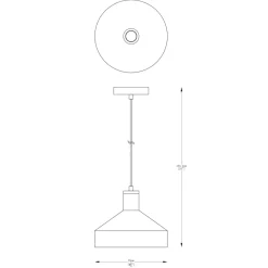 Cheap Nowoczesna, minimalistyczna lampa wisząca A8016L z serii SIGMA | Kaja Żyrandole Nowoczesne