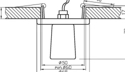 Sklep Kaja Nowoczesna oprawa podtynkowa na żarówkę G4 2283114 | Kaja Oświetlenie