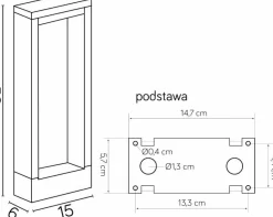 Sklep Kaja Nowoczesna oprawa stojąca, lampa ledowa YB19503 z serii FORM | Kaja Oświetlenie