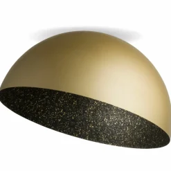 Best Nowoczesna oprawa sufitowa półkula SIG 32479 - SFERA 90 ZŁ/CZ NAKR Żyrandole Nowoczesne