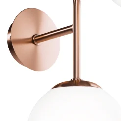 Sklep Kaja Nowoczesna, podwójna lampa ścienna MOD221-WL-02-G ERICH | Kaja