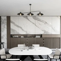 Sklep Kaja Nowoczesna, potrójna lampa do kuchni 1353/3 FOSTER 3 BLACK | Kaja