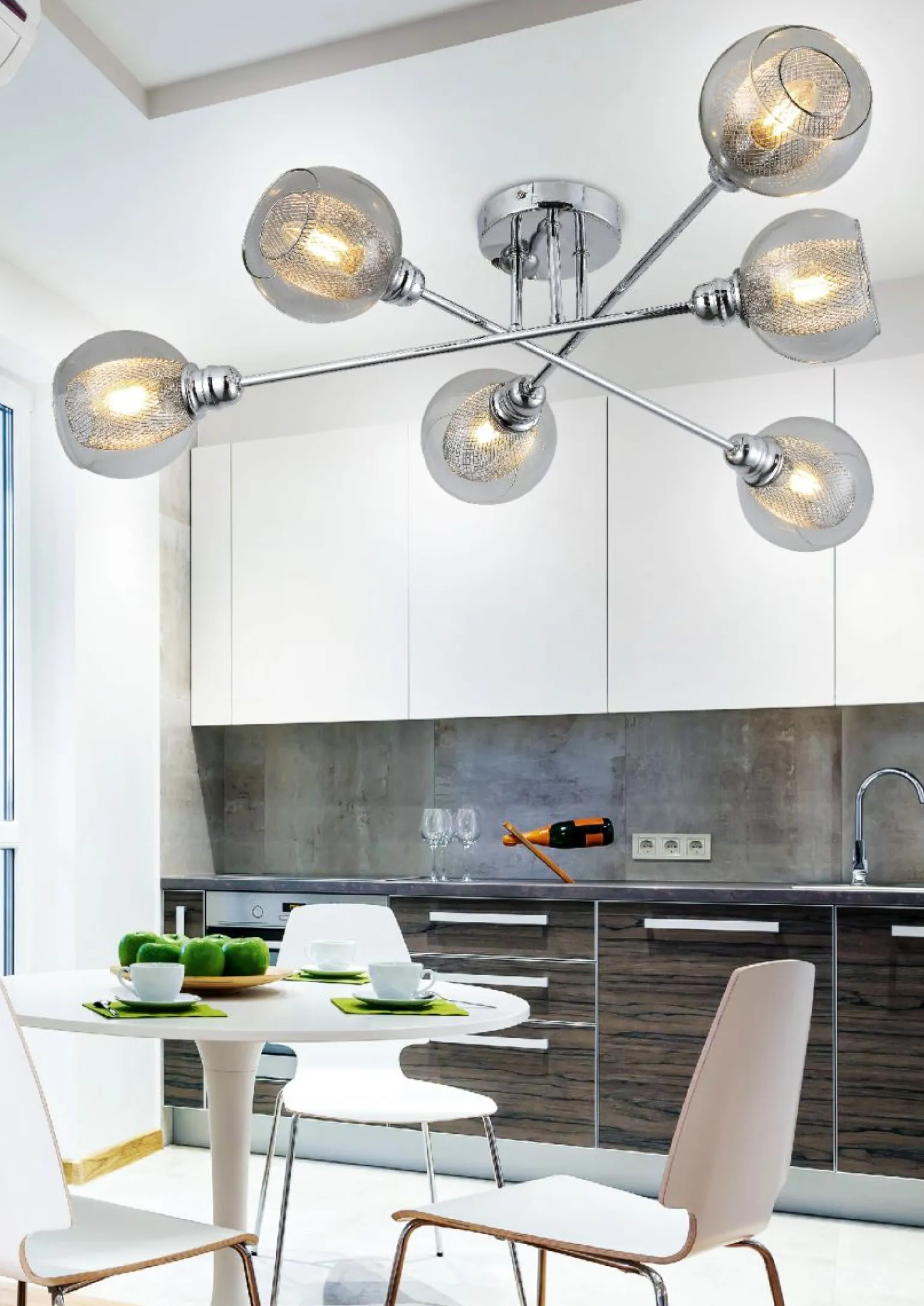 Sklep Kaja Nowoczesna, rozłożysta lampa sufitowa 36-61362 DIXI | Kaja Oświetlenie