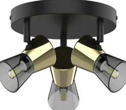 Outlet Nowoczesne reflektory na okrągłej podstawie CK220532-3BG z serii CENTO Żyrandole Nowoczesne