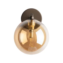 Sklep Kaja Nowoczesny, brązowy kinkiet z małą kulą TK 4527 ESTERA BROWN | Kaja