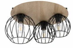 New Nowoczesny, druciany plafon do sypialni SIG 32356 z serii CYBER KOŁO Żyrandole Nowoczesne