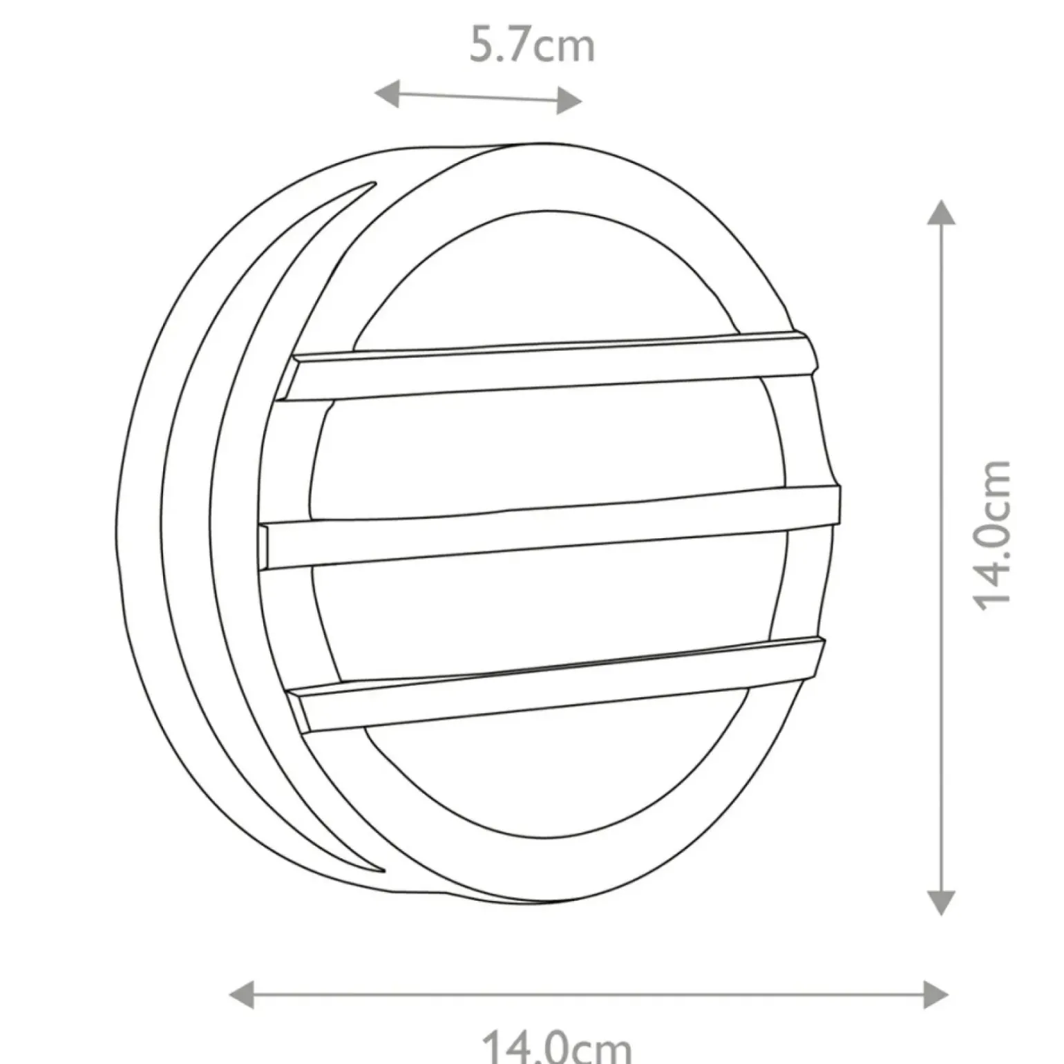 Sklep Kaja Nowoczesny kinkiet ścienny, zewnętrzny ANO-2W z serii ANO