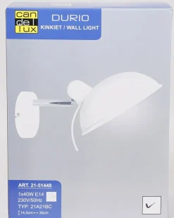 Sklep Kaja Nowoczesny kinkiet do salonu 21-51448 DURIO | Kaja Oświetlenie