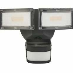 Sklep Kaja Nowoczesny kinkiet elewacyjny, wbudowany LED 6556-PIR z serii DUO | Kaja Oświetl