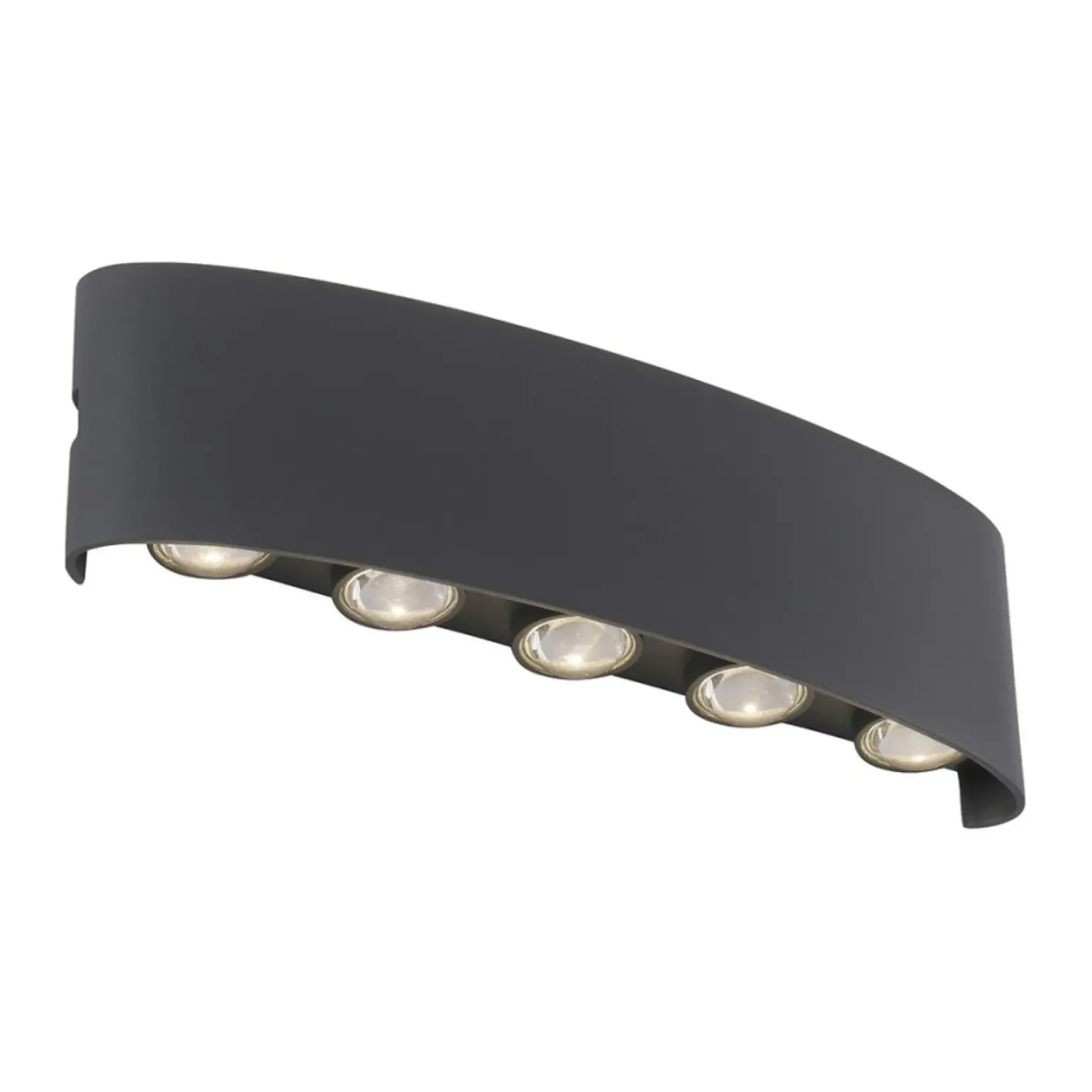 Sklep Kaja Nowoczesny kinkiet ogrodowy LED, góra-dół 9489-13 z serii CARLO | Kaja