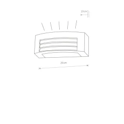 Sklep Kaja Nowoczesny kinkiet oświetlenie wejścia 4387 ORINOKO | Kaja Oświetlenie