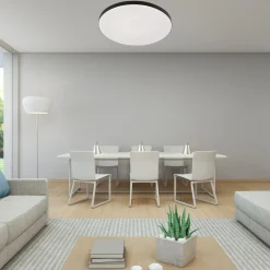 Sklep Kaja Nowoczesny, ledowy plafon do salonu LP-335/1C M 4BK - BABILON | Kaja