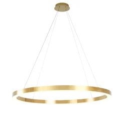 Sale Nowoczesny, ledowy żyrandol koło LP-033/1P XL GD SHINY z serii MIDWAY Żyrandole Nowoczesne