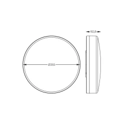 Sklep Kaja Nowoczesny plafon do sypialni ZM 1004 NOLAN | Kaja Oświetlenie