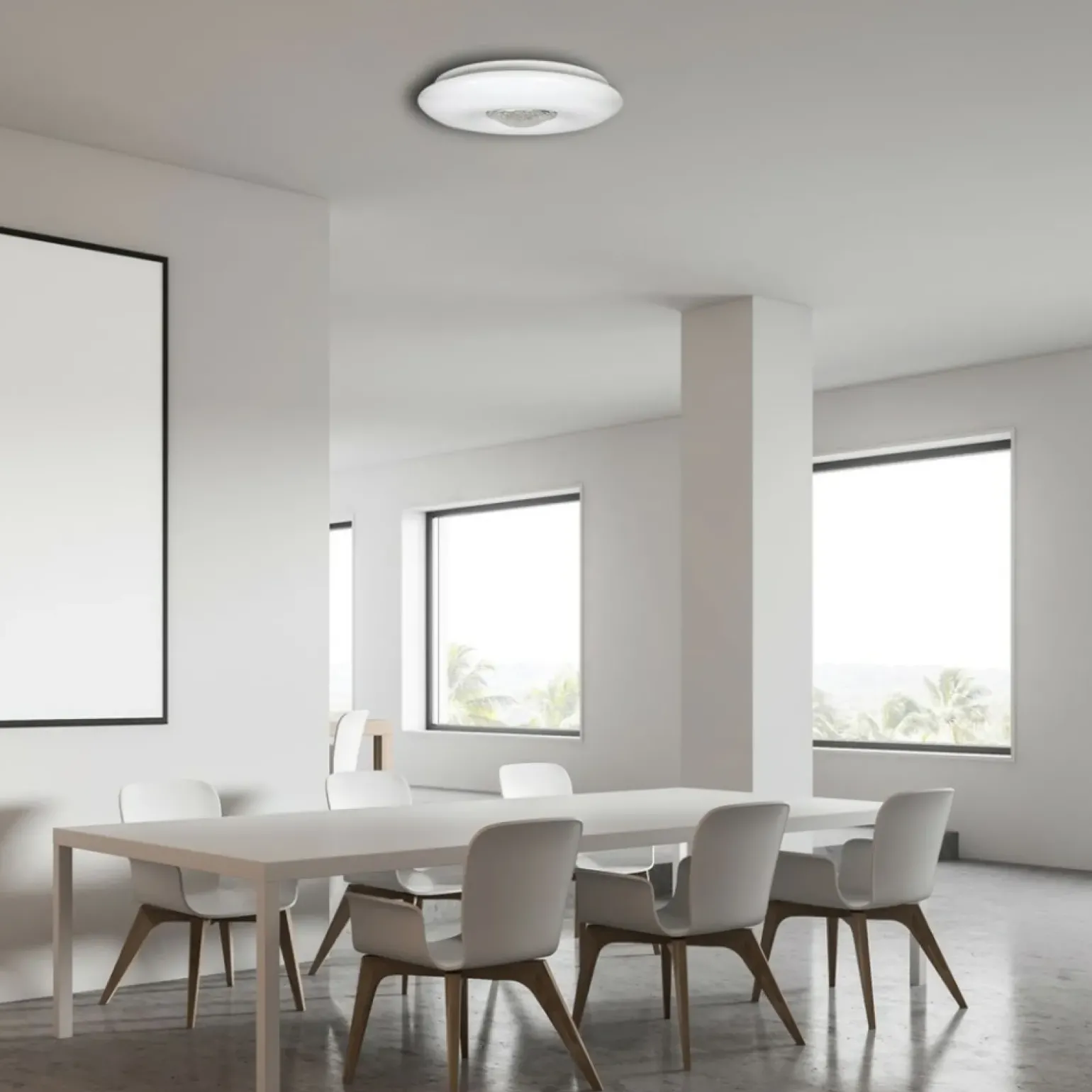 Sklep Kaja Nowoczesny, plafon ledowy z pilotem do sterowania ML4401 z serii VELA | Kaja Ośw