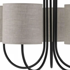 Best Nowoczesny, stonowany żyrandol do salonu TK 4632 z serii TORENS NATURE Żyrandole Nowoczesne