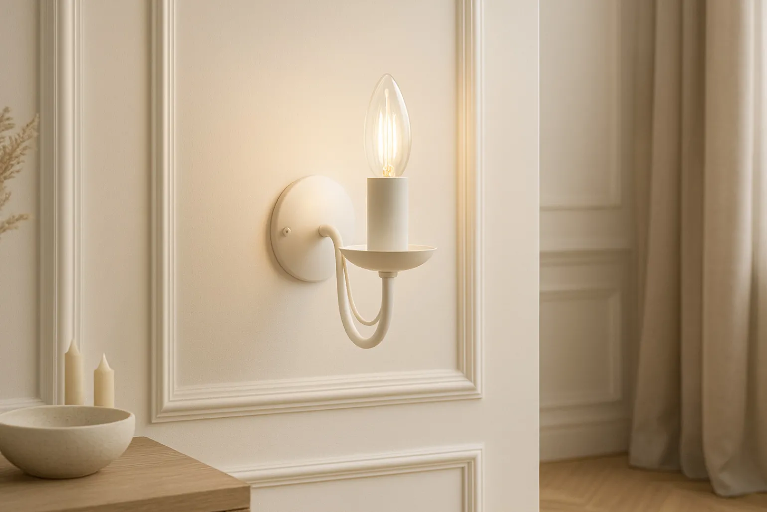 Sklep Kaja Nowoczesny, świecznikowy kinkiet K-3998 BARTEZ II | Kaja Oświetlenie