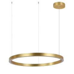 Hot Nowoczesny żyrandol LED do sypialni LP-033/1P S GD z serii MIDWAY Żyrandole Nowoczesne