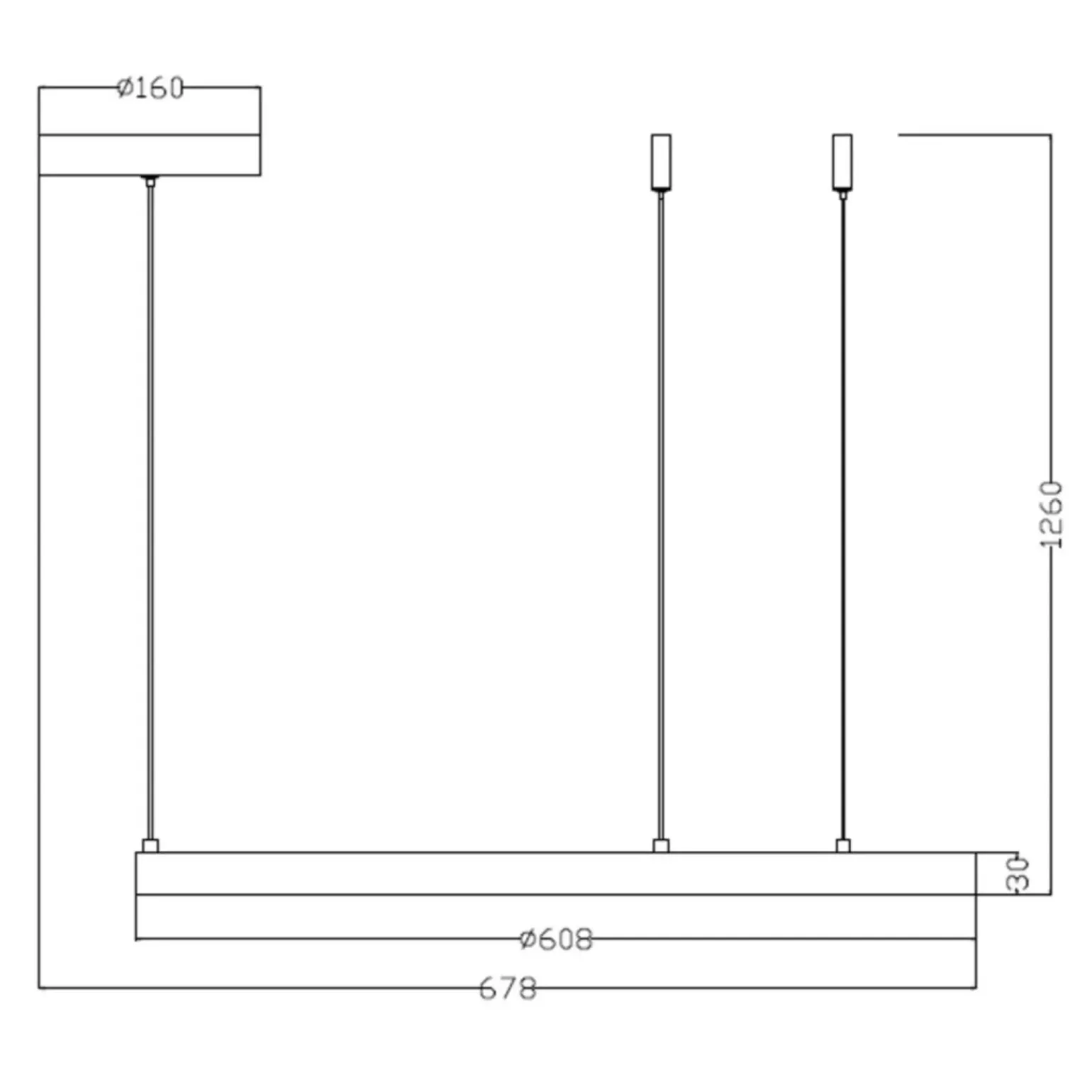Hot Nowoczesny żyrandol LED do sypialni LP-033/1P S GD z serii MIDWAY Żyrandole Nowoczesne