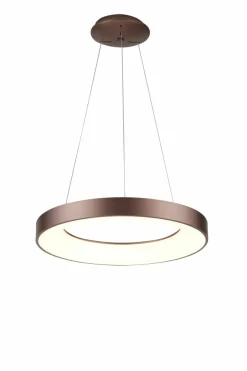 New Obręcz LED w kolorze kawy ⌀79,5cm z pilotem AZ5011 SANTANA | Kaja Żyrandole Nowoczesne